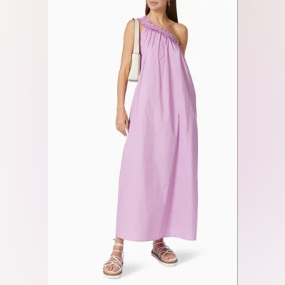 Bird & KnollDonatella Maxi Dress in Cotton Poplin